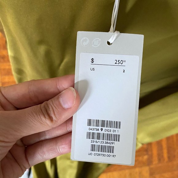 NWT COS size 2 silk, backless dress - Picture 5 of 5